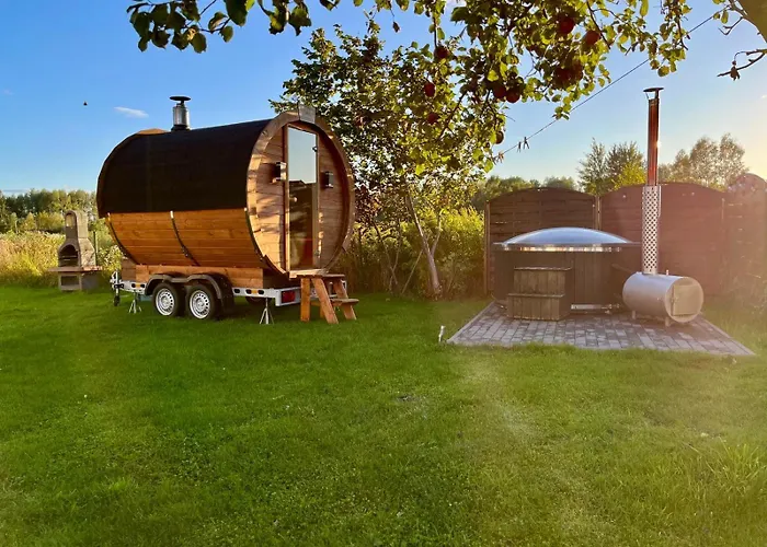 Lägenhet Caloroczne Stawik Z Sauna I Balia Wodnica (Pomerania)